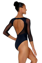 Intermezzo Fiona 3/4 Mesh Sleeve Leotard