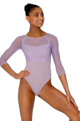Intermezzo Fiona 3/4 Mesh Sleeve Leotard
