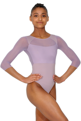 Intermezzo Fiona 3/4 Mesh Sleeve Leotard