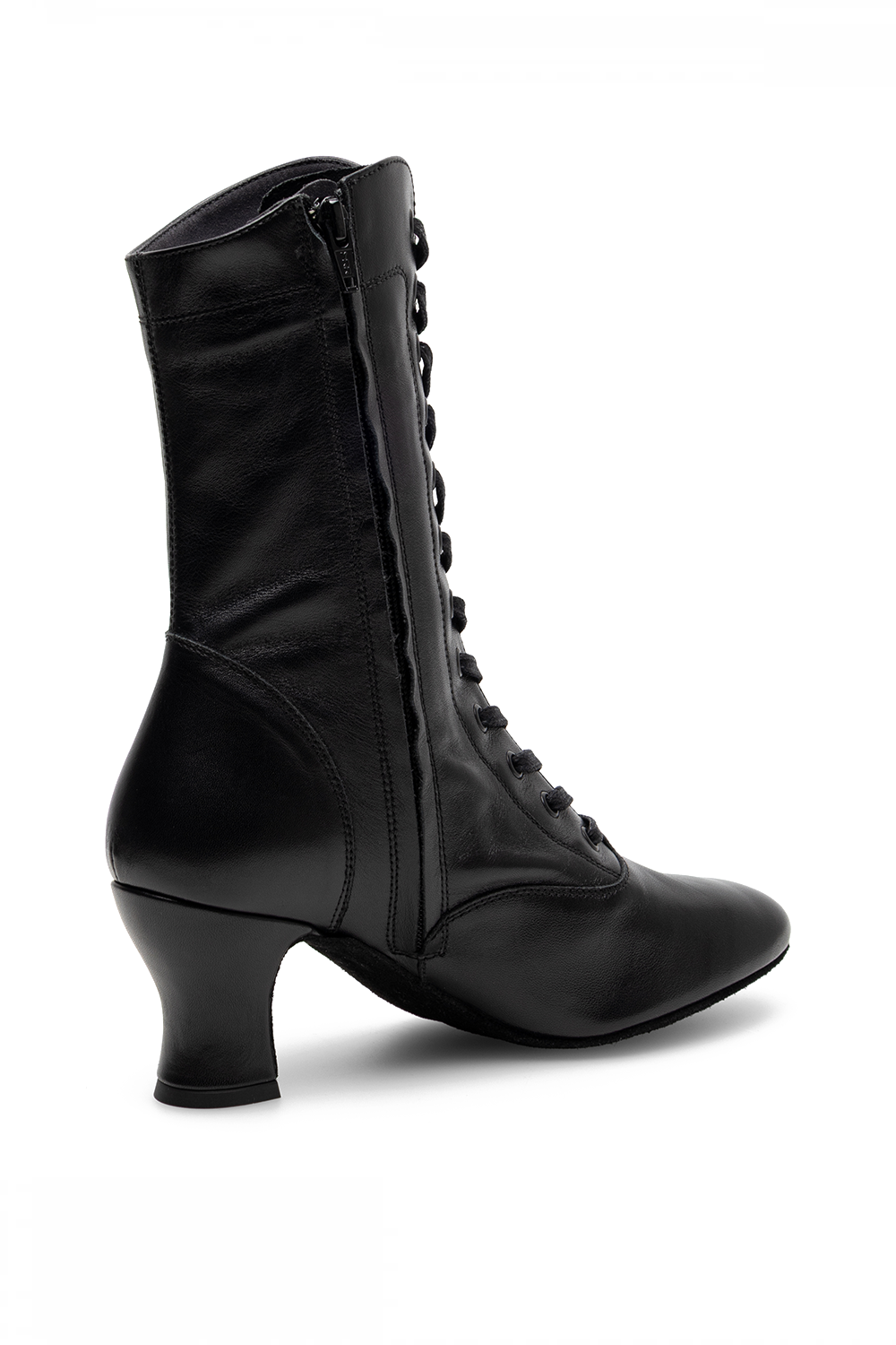 Rumpf Allie Black Dance Boots, 2 Inch Heel
