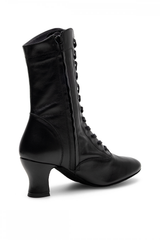 Rumpf Allie Black Dance Boots, 2 Inch Heel