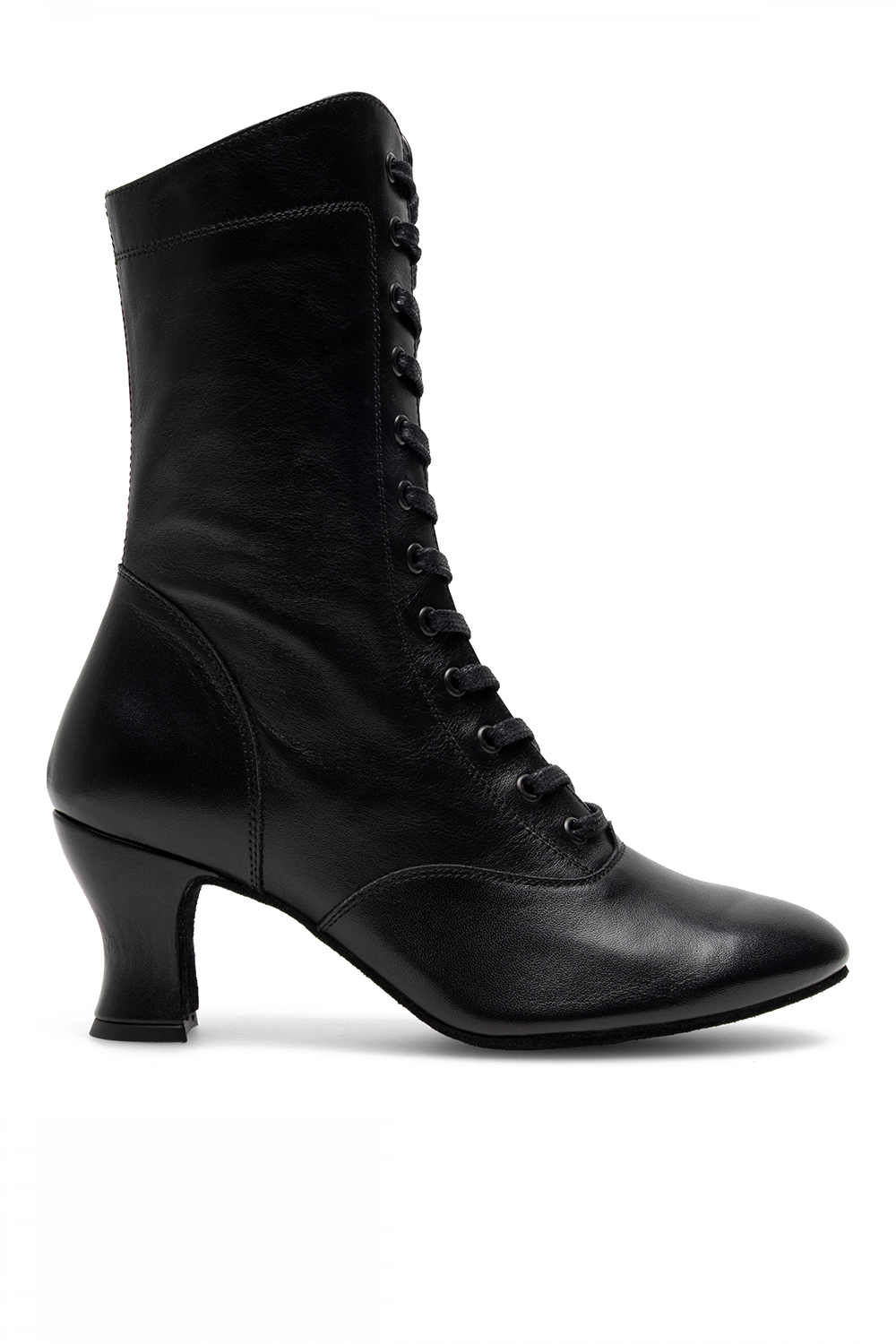 Rumpf Allie Black Dance Boots, 2 Inch Heel