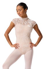 Capezio Rudi Cap Sleeve Flocked Leotard