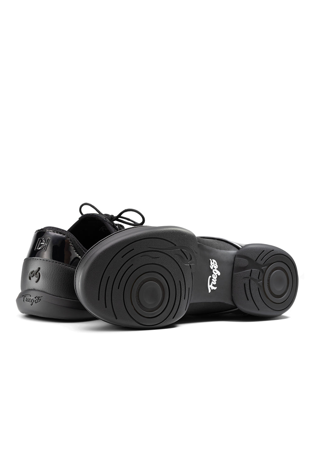 Fuego Derek Hough Black Patent Split Sole Dance Sneaker