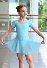 Roch Valley Short Sleeve Matte Lycra Leotard with Skirt