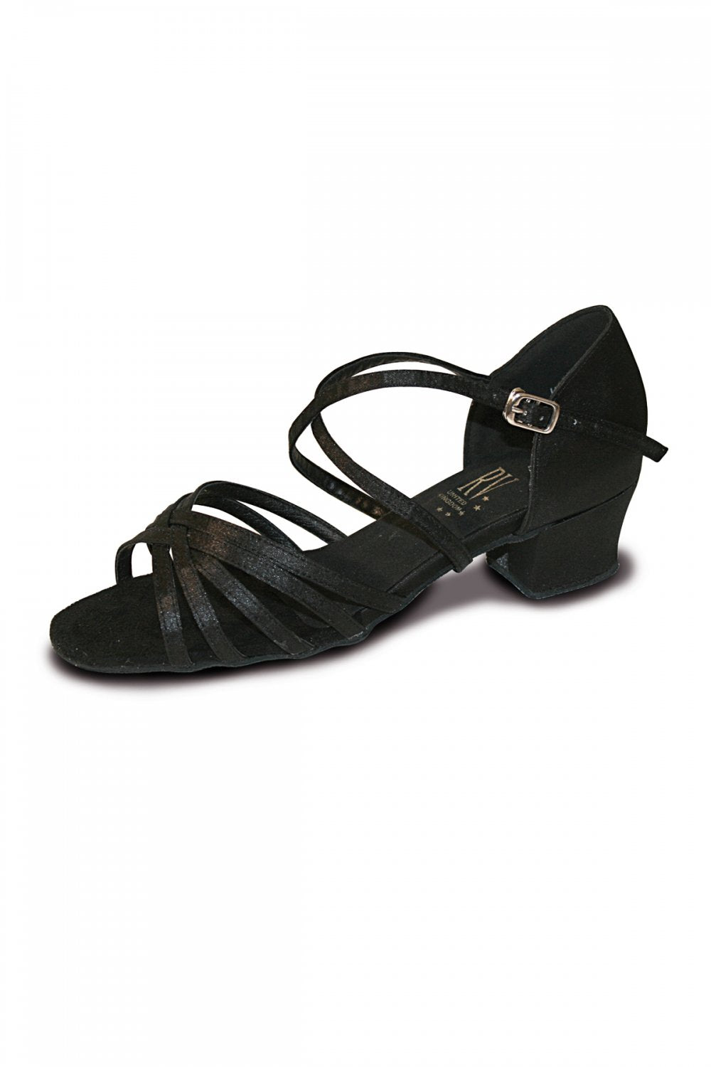 Roch Valley Bella Children's Ballroom Sandal White, Black, Flesh