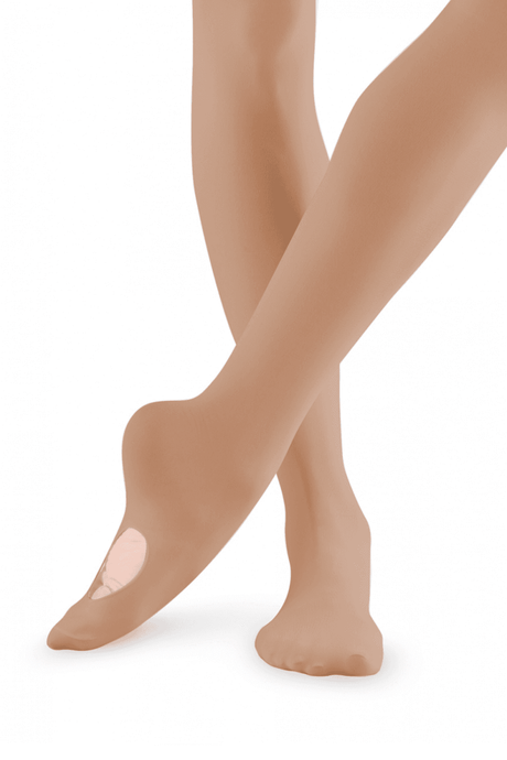 Girls Ballet Tights Footless Full Foot and Convertible Dance Tights Dancewear Central