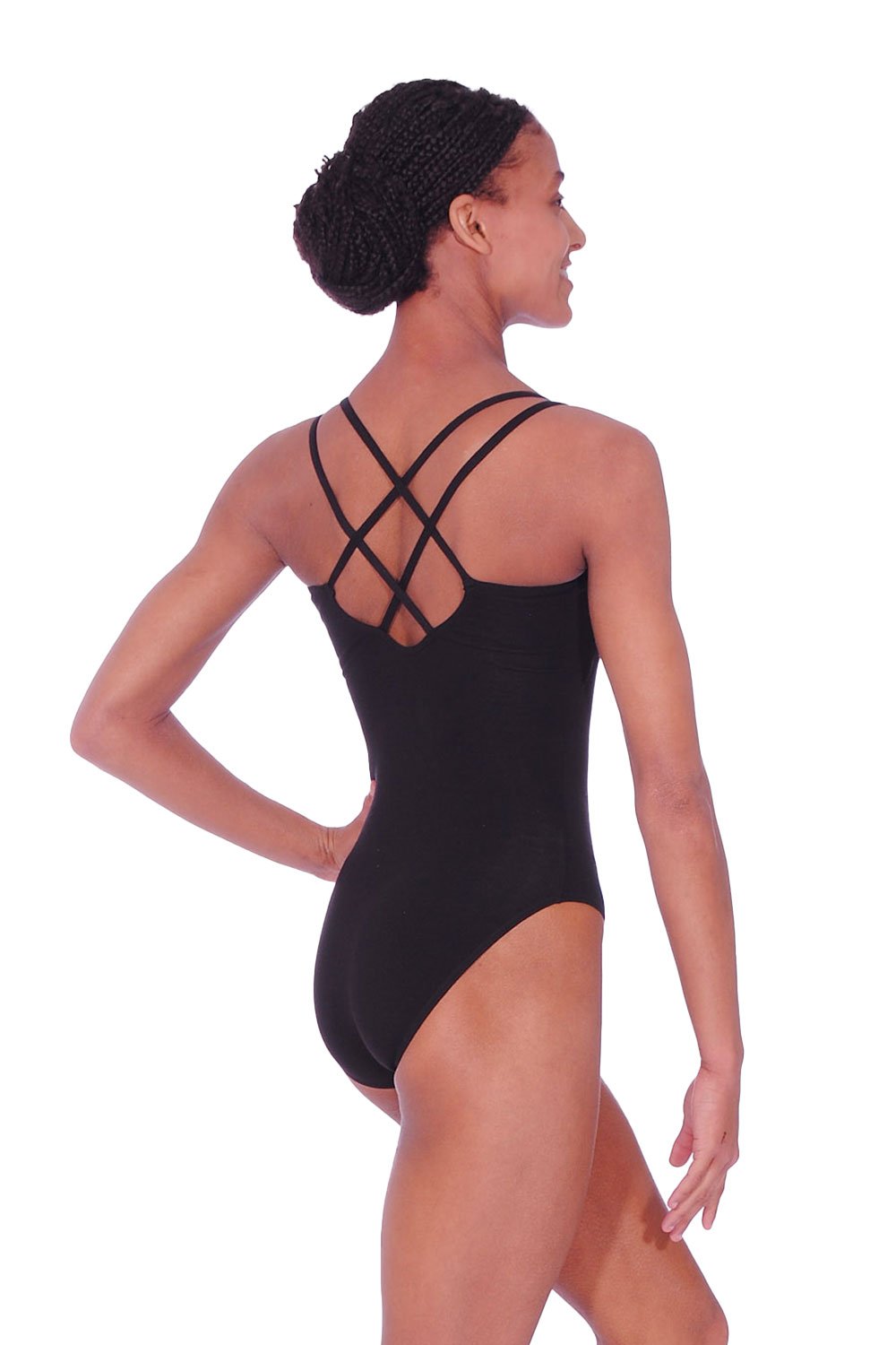 Capezio CC123 Double Strap Camisole Leotard Black, Burgundy, or - Main Image