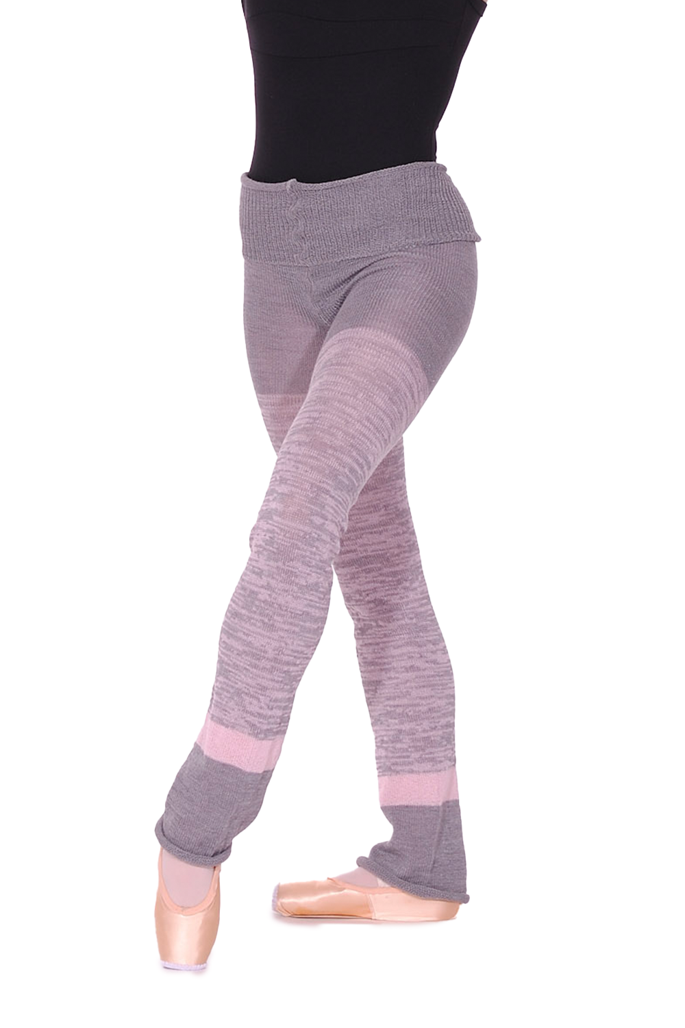 Intermezzo Knitted Roll Down Warm Up Trousers ideal layer for warmup Dancewear Central
