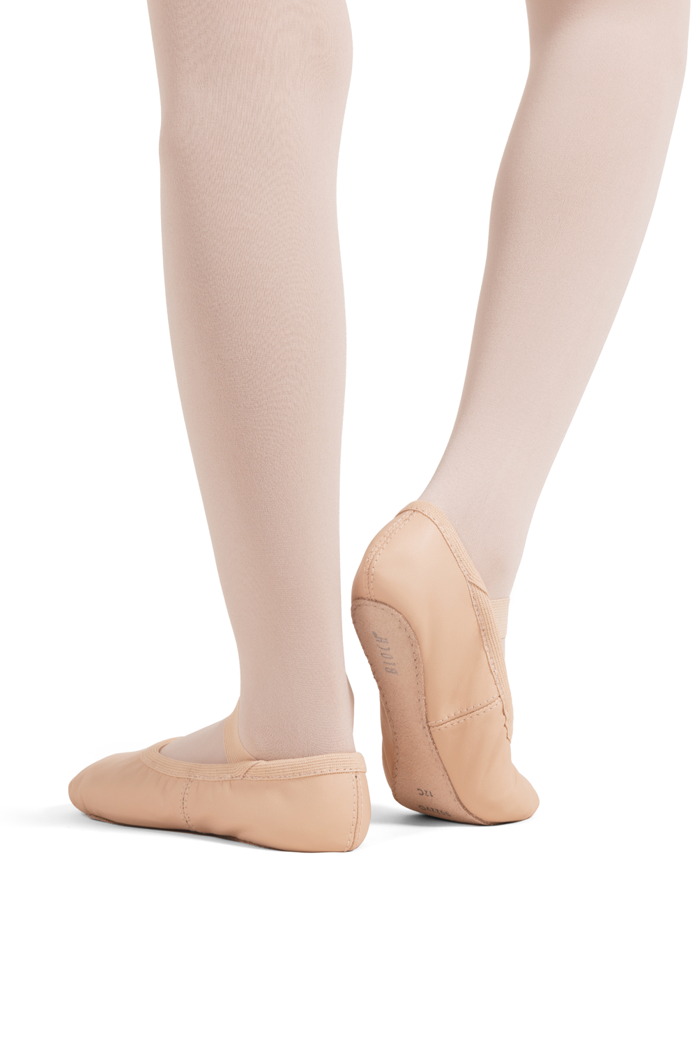 S0229 Aspa Pink Leather Ballet Shoes with No Drawstring Dancewear Central